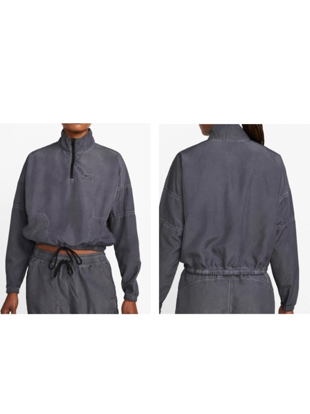 Nike Dri-FIT Retro Fly Jacket DH7648-010 Black Anthracite Small